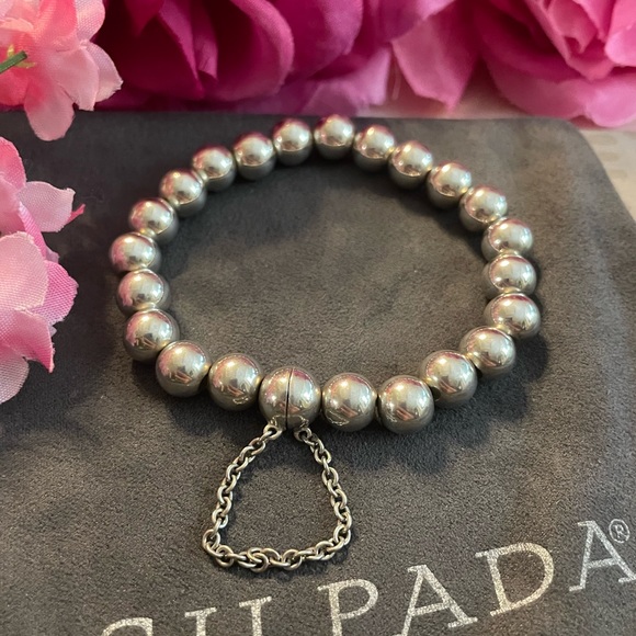 Silpada Bead Sterling Silver ‘Abundance’ Bracelet B2899 - Picture 4 of 16